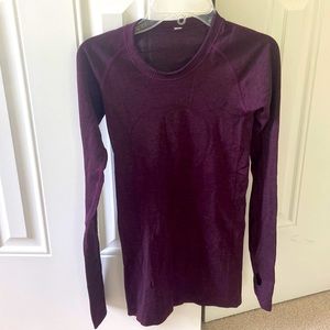 LULULEMON SIZE 2 Swiftly Tech Long-Sleeve Shirt
